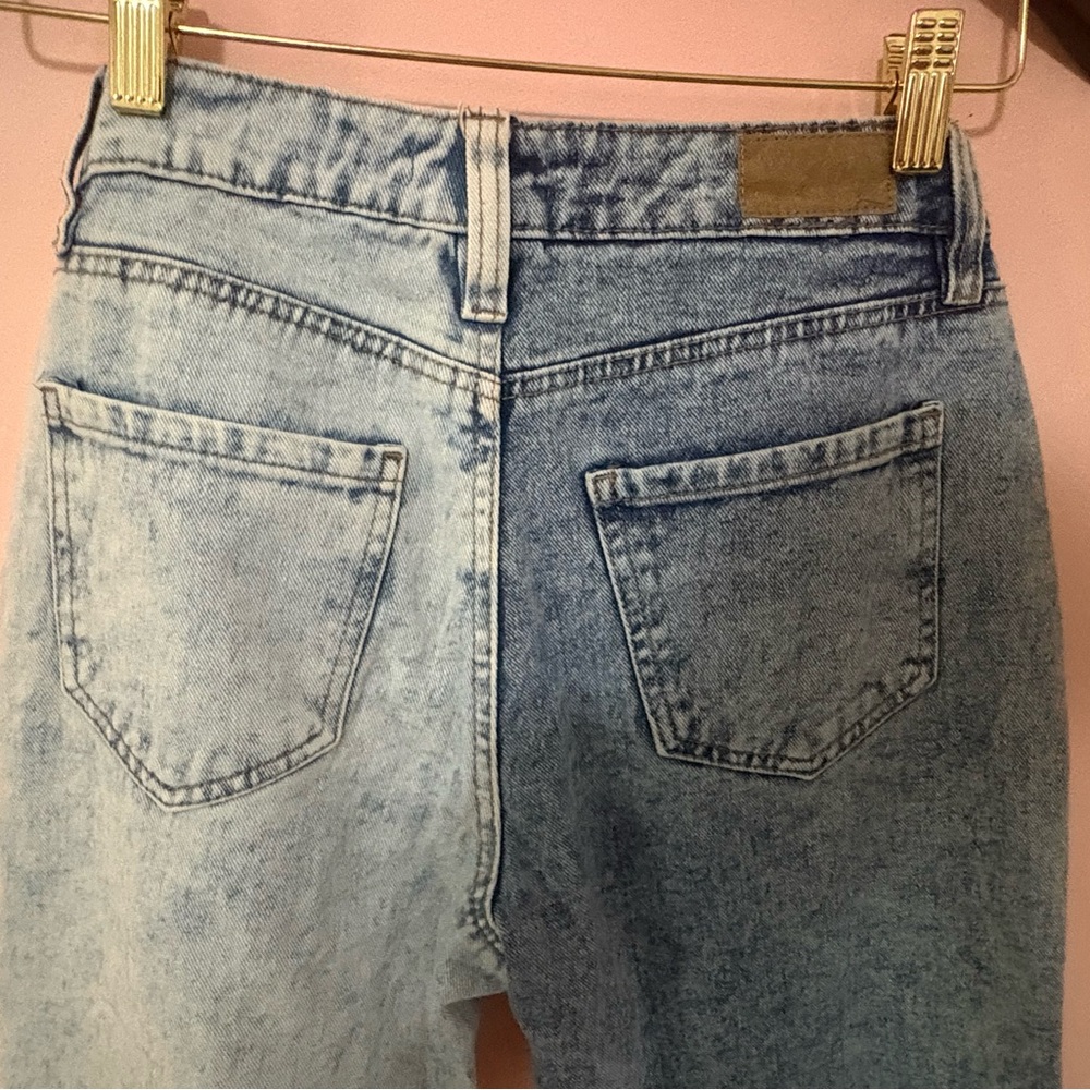 Women's Blue Acid Wash Jeans